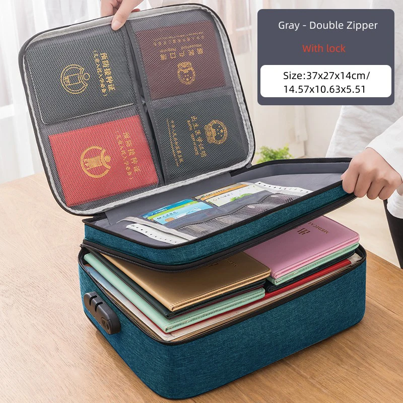 Document Storage Bag Organizer Boxes Bins Baskets Drawer Container Home Storage Organization Accessories Supplies: LightPink