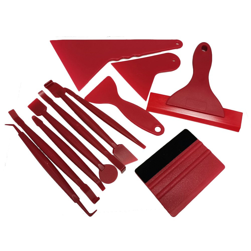 13Pcs Car Vinyl Wrap Window Tint Film Tools Kit Squeegee Retractable Utility Snap-off Blades Vinyl Cutter Corner