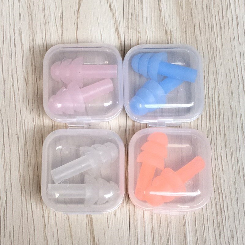 Bouchons d'oreilles en Silicone, 5 paires, Anti-ronflement, pour voyage, sommeil, réduction du bruit, protection pour la natation