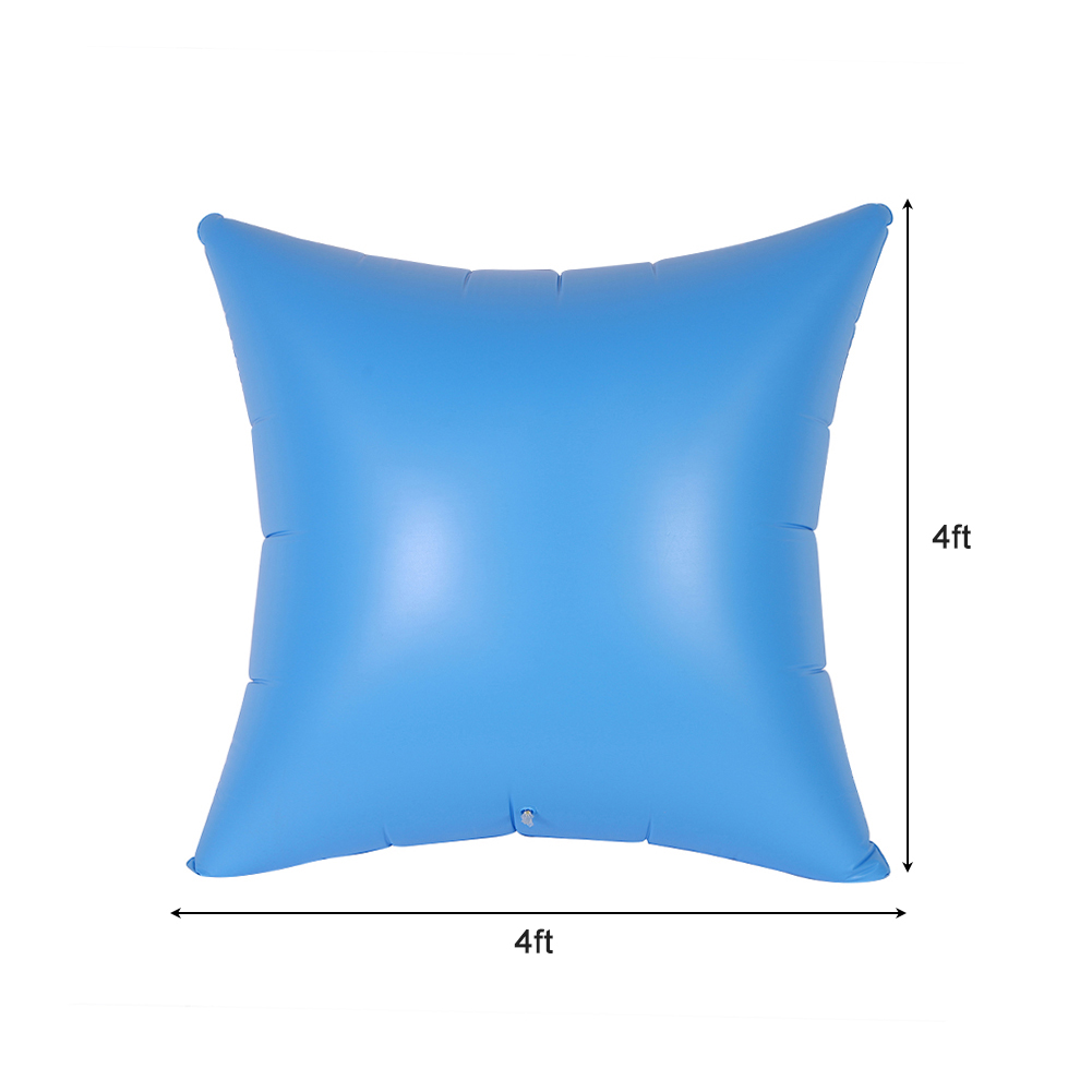 Swimming Pool Pillow PVC Swimming Pool Inflatable Pillow Portable Floating Air Bag Cushion: Square