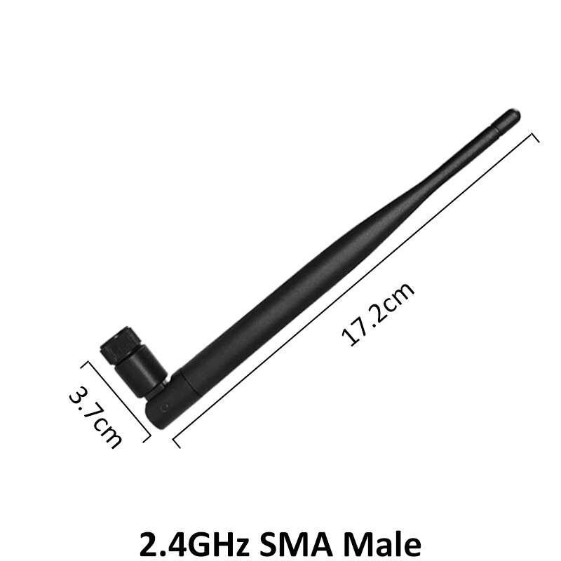 2pcs 2.4GHz WIFI Antenna 5dbi Aerial SMA Male connector wi fi antena 2.4 ghz antenne wi-fi for Wireless Router antenas