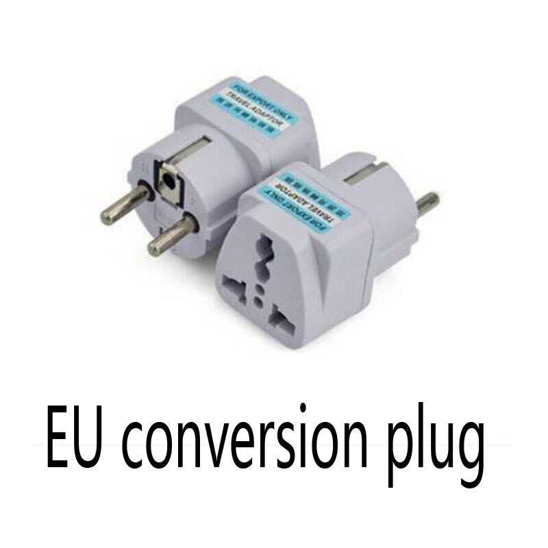 Mini ventilador calefactor eléctrico de bolsillo con dibujos animados para el hogar, calentador rápido de escritorio para invierno, pequeño: EU Plug converter