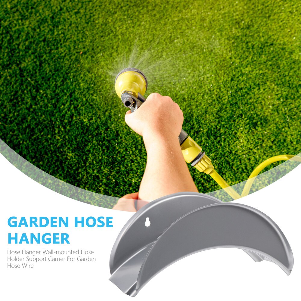 Hose Hanger Wall-mounted Hose Holder Support Carrier For Garden Hose Wire