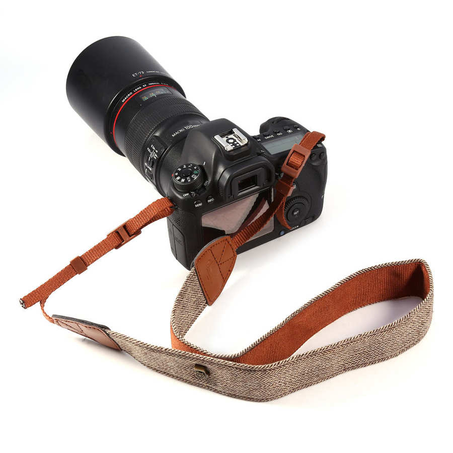 Ceinture de sangle d'épaule réglable pour appareil photo reflex Nikon universel.