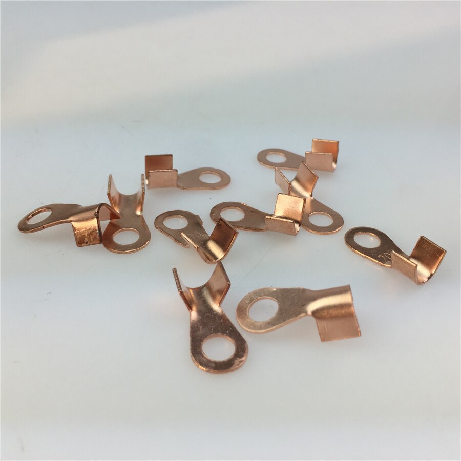 Accesorios para motocicleta de coche eléctrico STARPAD 20A pieza gruesa de material de cobre puro batería oreja, línea oreja, 6,5mm de apertura