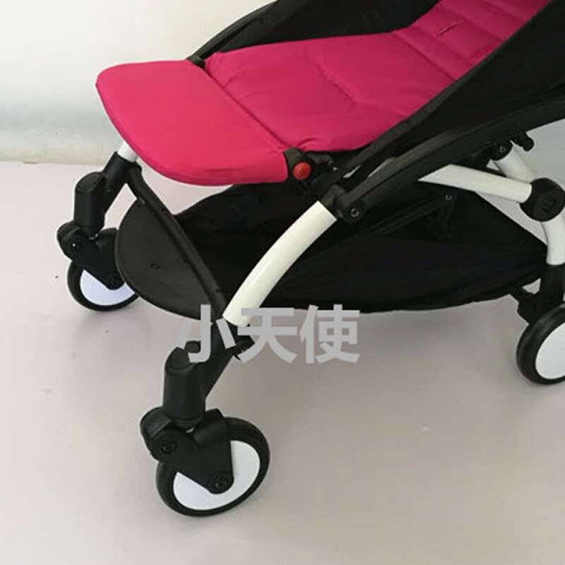 Babyzen Yoyo + Yoya – marchepieds extensibles pour poussette de bébé, repose-pieds avec pédale, accessoires: rose red