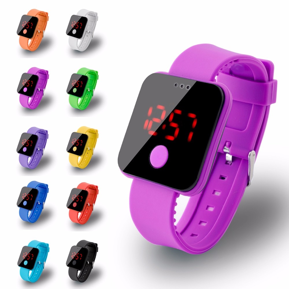 Écran tactile bracelet LED montres numériques pour hommes & dames & enfant horloge femmes montre-bracelet sport montre-bracelet Relogio Masculino