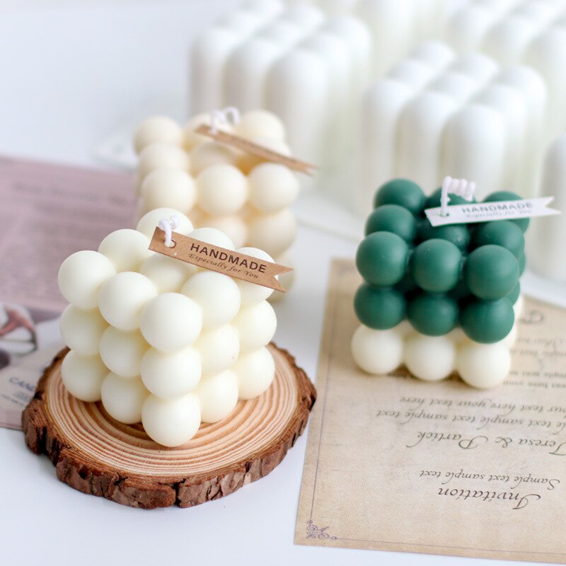 Stampo per candele 3D stampo in silicone fai-da-te stampi per sapone in cera fatti a mano