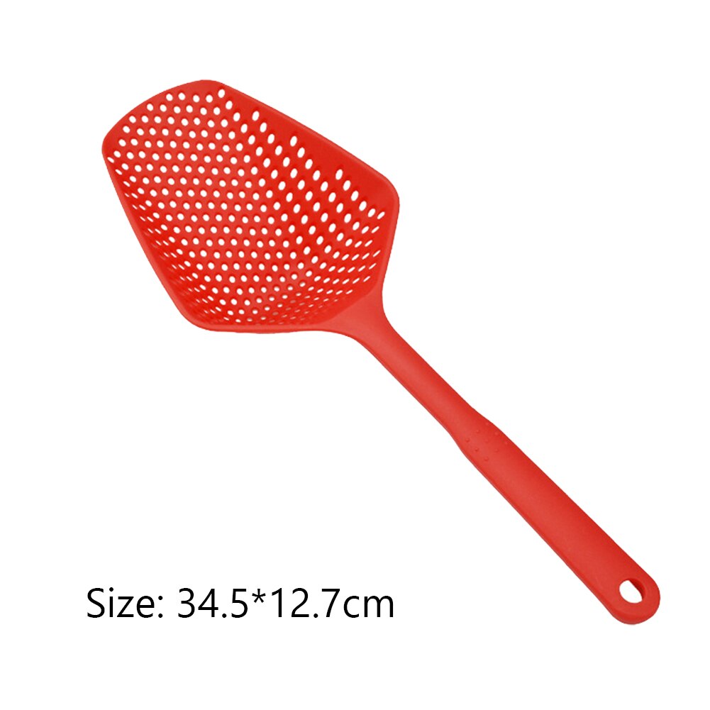 Zeef Zuignap Keuken Tool No-Stok Afvoer Colanders Schop Theepot Lekkende Lepel Keuken Koken Levert: Red