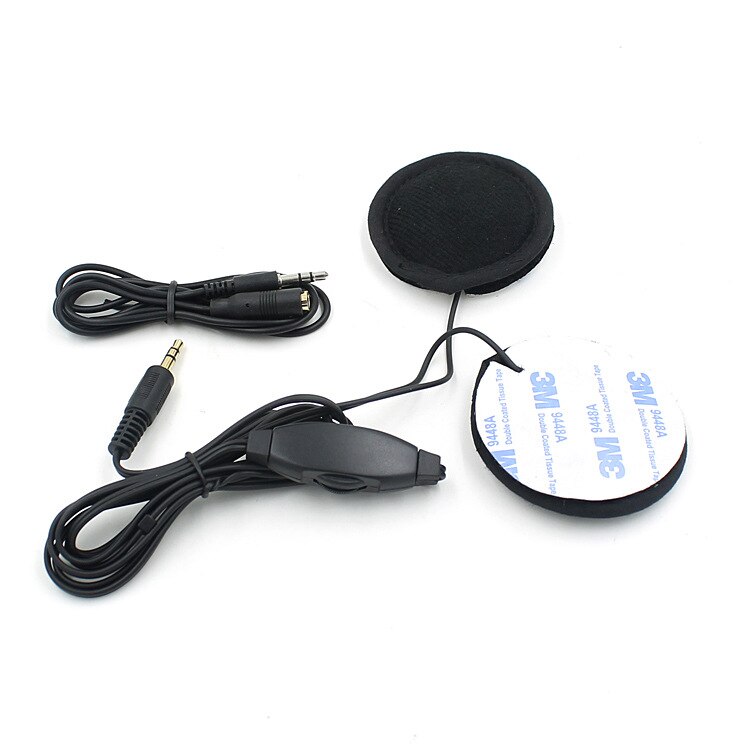 Motorcycle Helmet Heaset 3.5 mm Jack Microphone with Volume Control