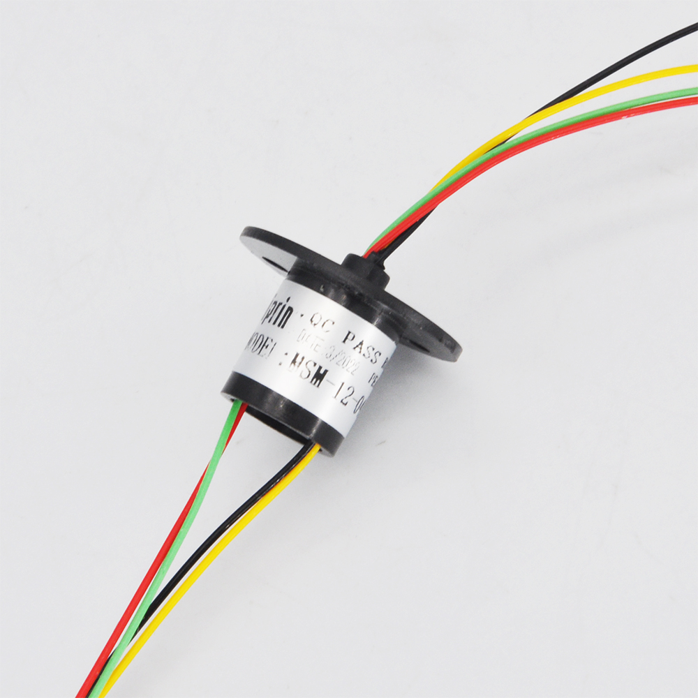 Anillo colector eléctrico Micro giratorio de 2/4/6/8/12/18 canales 2A de diámetro 12,5mm para modelo de excavadora RC DIY PTZ cardán