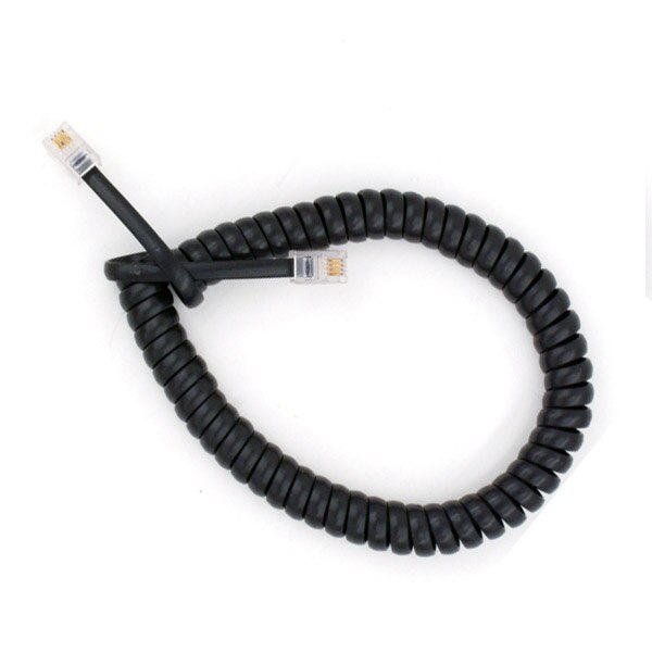 phone line for handset landline phone fixed home office hotel telephone cordless black white red canvas: Black