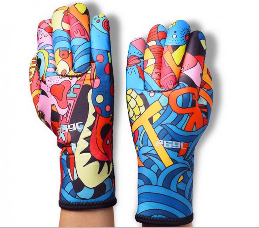 3mm Neopren Tauchen Neoprenanzug Schleudern nachweisen Camo Schnorcheln Handschuhe