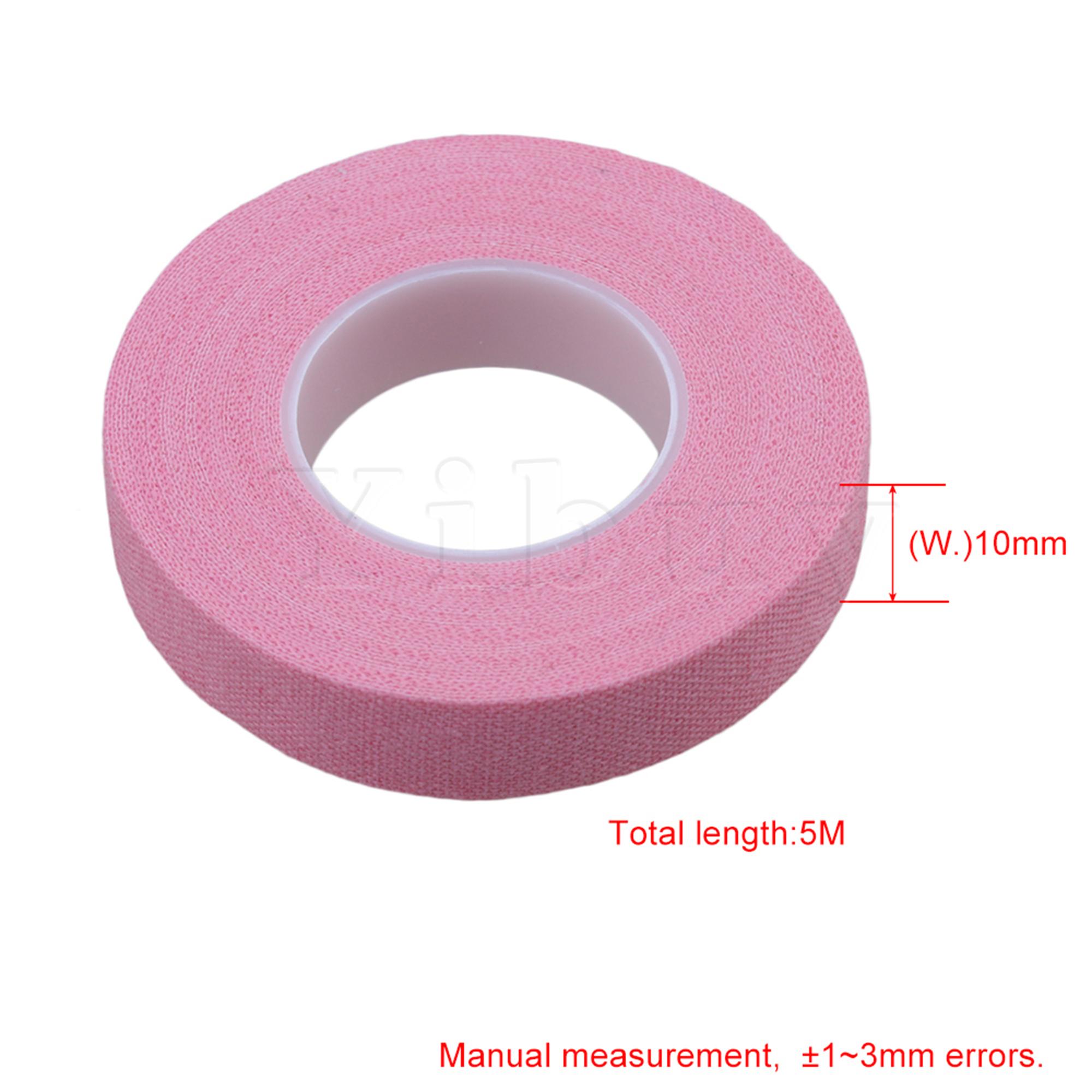 Yibuy 20 stk 500cm rosa neglefinger tape for gitar guzheng lute