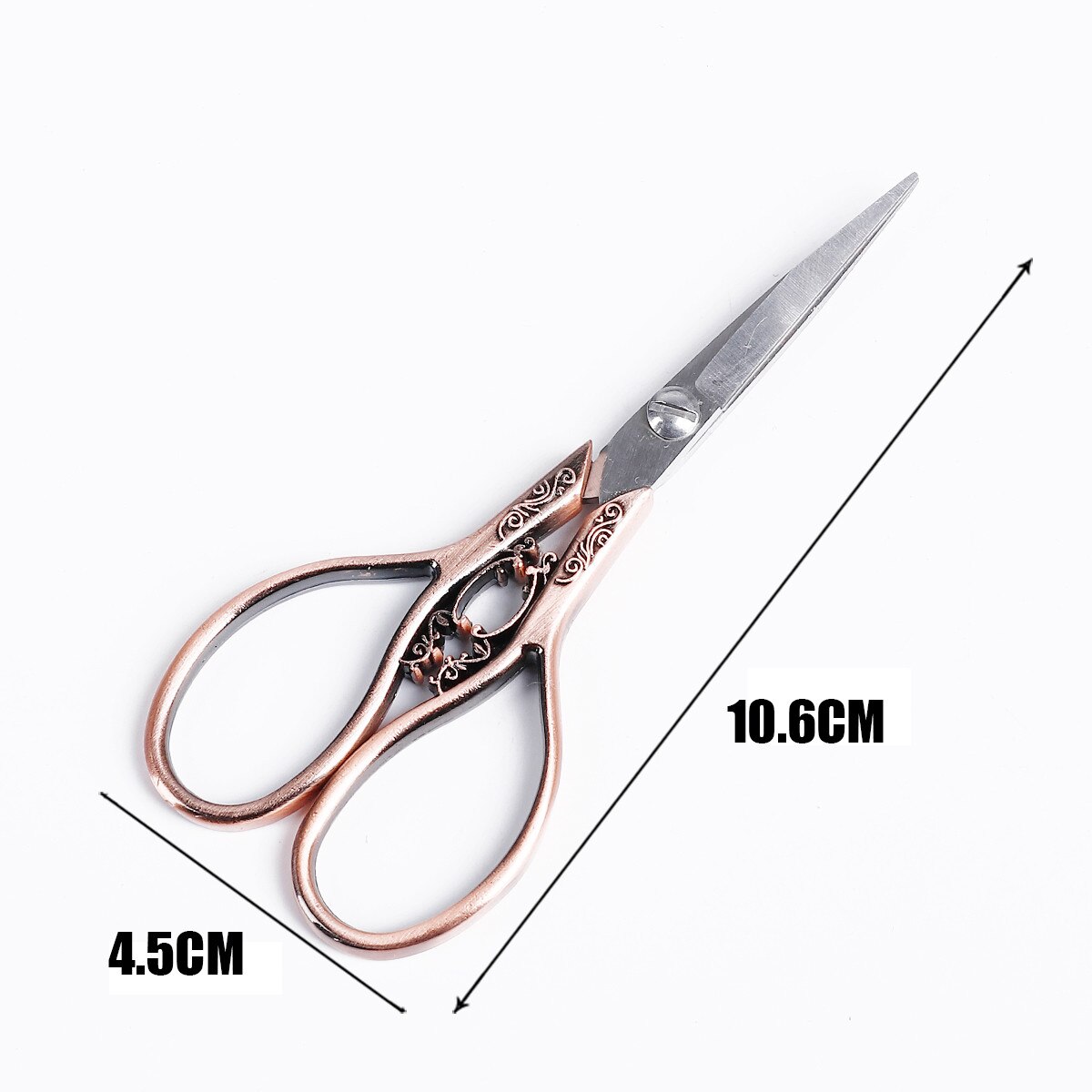 1pcs Exquisite Stainless Steel Antique Scissors European Retro Classic Craft Sewing Handicraft Scissor DIY Stitch Tools