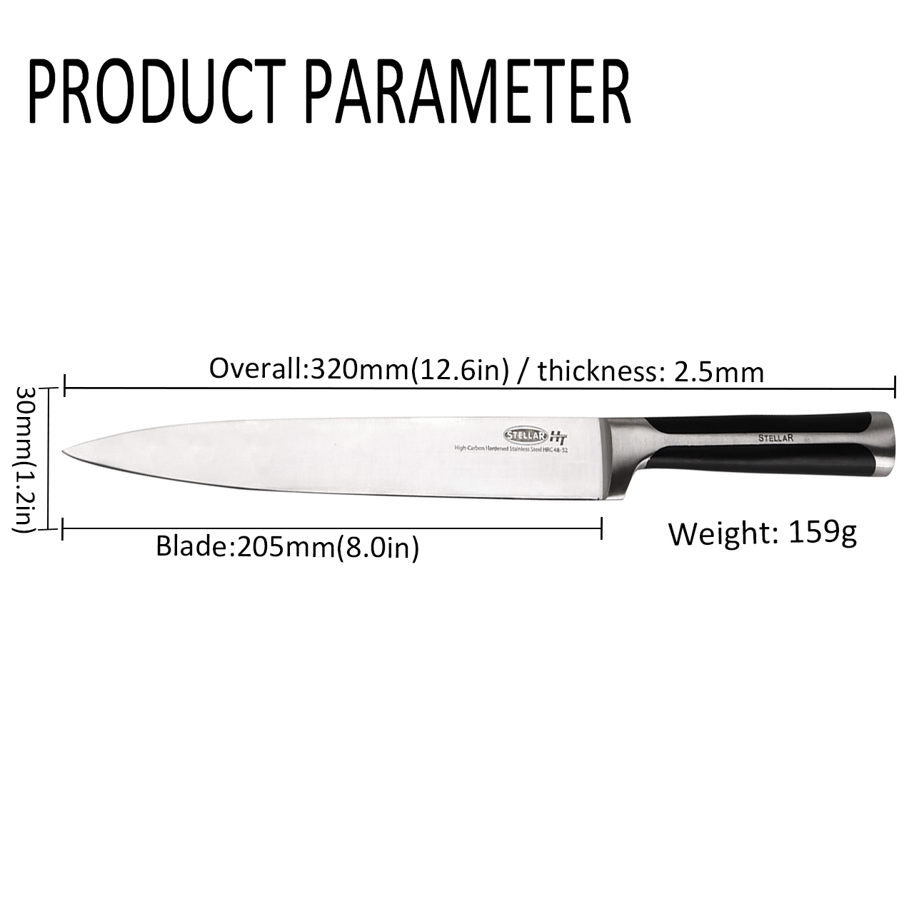 Cuchillo de cocina para Chef, utensilio de acero inoxidable para filetear pescado, Sashimi, Sushi, salmón, cortador de frutas y verduras