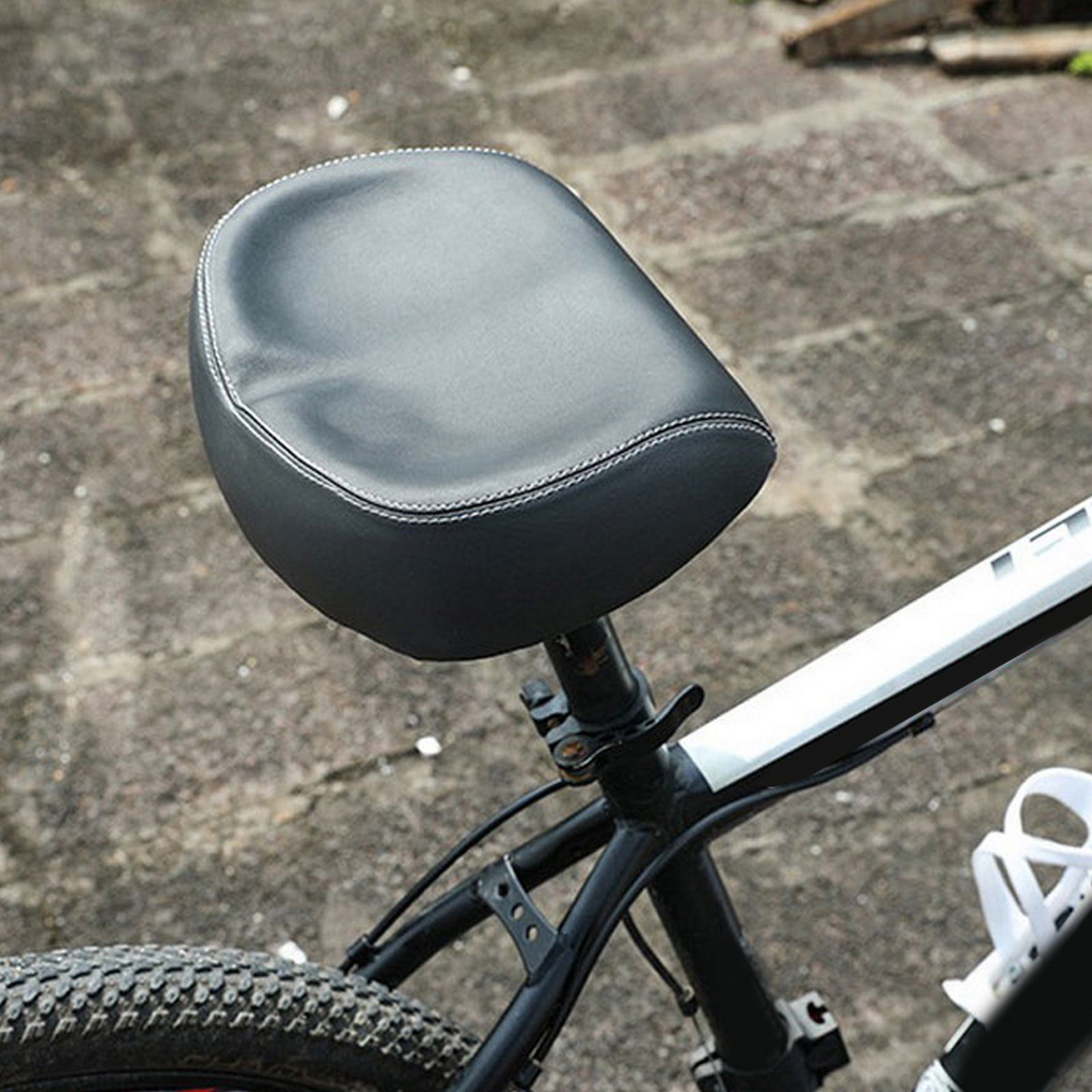 Fiets Fietsen Grote Bum Zadel Voor Mannen En Vrouwen Fietsen Zetel Comfortabel Kussen Schokabsorptie Noseless Zachte Breed Pad