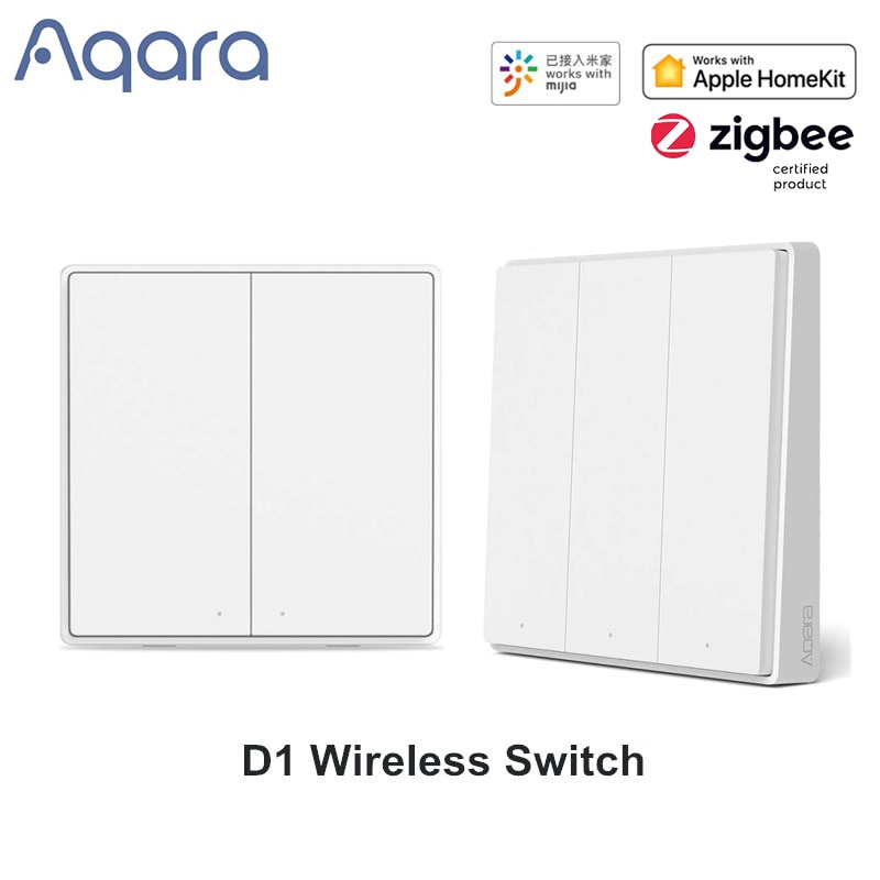 Aqara Smart D1 Wireless Wall Switch 1/2/3 Button A... – Vicedeal