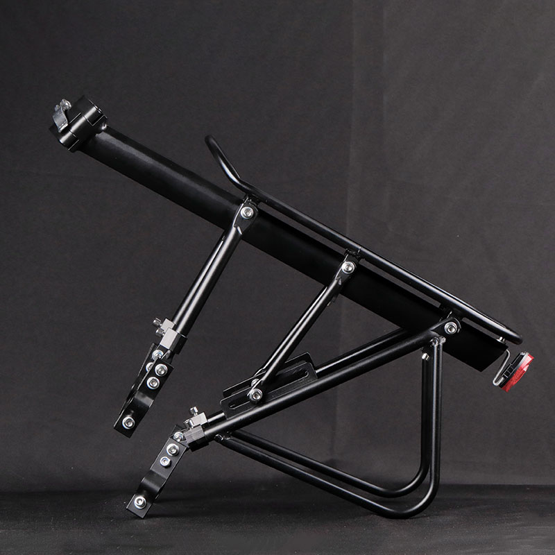 Deemount Zware Fiets Bagagedrager Achter Cargo Rack Stand 24-29 ''Fiets Kofferbak 100 Kg Belasting Fit 4.0'' Vet Bike Tire