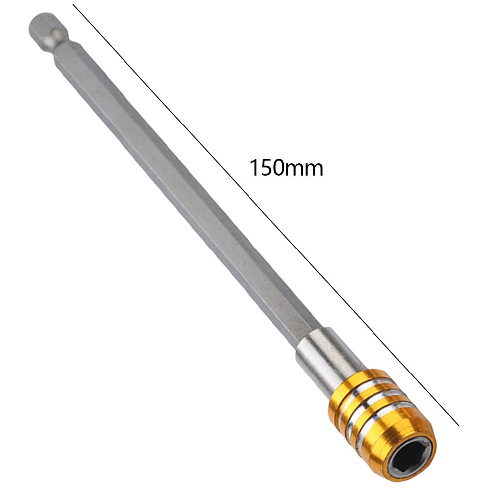 Sleeve Rod Kit Quick Release Magnetic Bit Screwdriver Holder 1/4" Hex Shank Drill 60 100 150mm