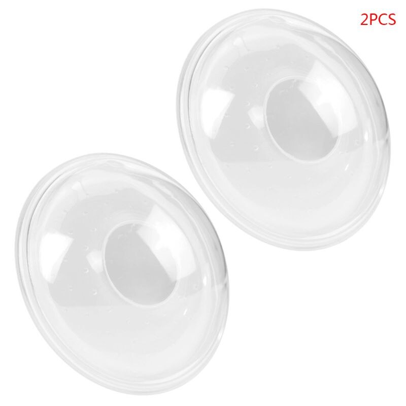 1Pair Silica Gel Galactorrhea Collection Cover Breast Milk Collector Container K1MA For Momy