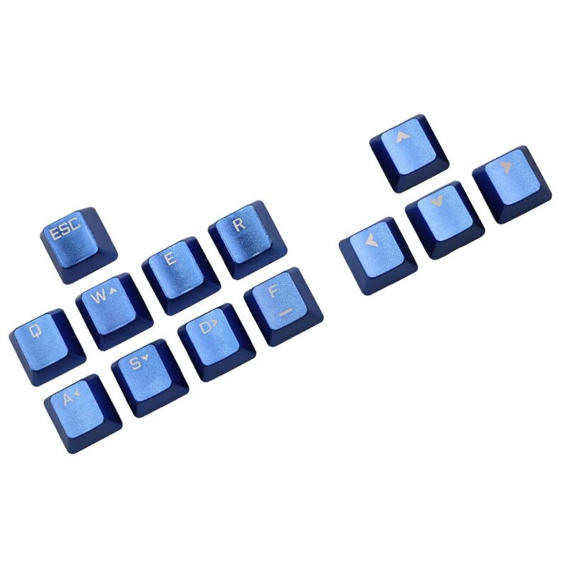 Replaceable Metal Keycap Front Word Keys Mechanical Keyboard Cross Shaft Key Cap 1XCB: C