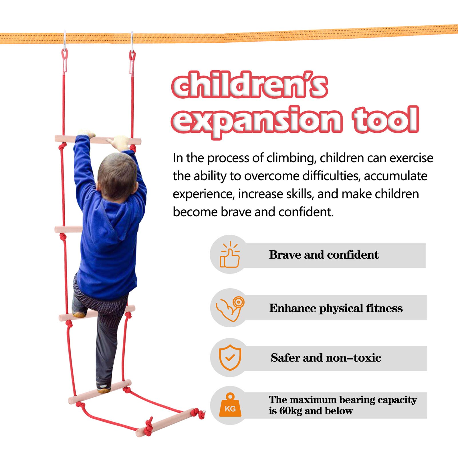 Outdoor Sport Balans Training Apparatuur Klimmen Touw Kinderen Klimmen Combinatie Sport Pak Met/Zonder Touw Ladder