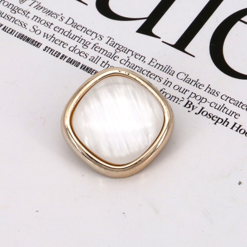 Boutons ronds en cuivre et cuir, 10 pièces, 15/18/20/25mm, pour vêtements, veste, Jeans, boutons métalliques, vêtements, accessoires de couture
