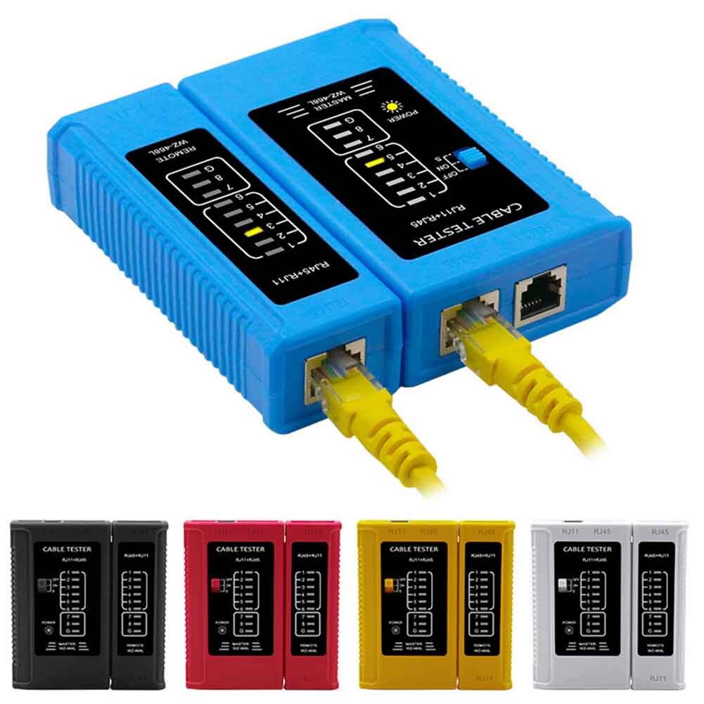 Battery Powered Multifunctional Wide Use Network Cable Tester Micro Interface Detection Repair Tool Ethernet Lan Wiring Problem