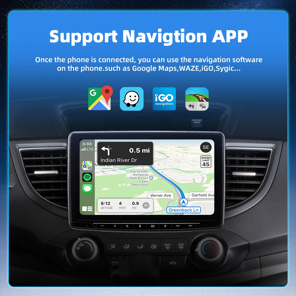 Adattatore senza fili CarPlay androide auto senza fili Carplay Ai scatola Dongle USB per Mela Iphone Telefono androide auto Collegare per 98% auto