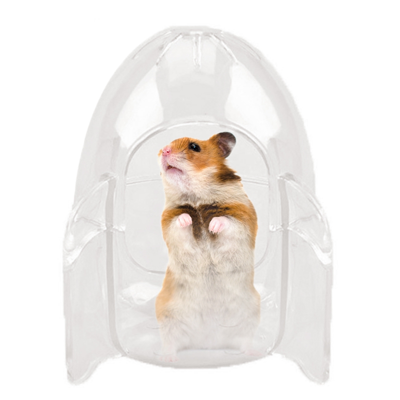 Hamsters Bad Badkamer Wc Kleine Dier Huis Plastic Transparante Hamster Zand Badkamer Hamster Wc Grappige Interessante Speelgoed: White