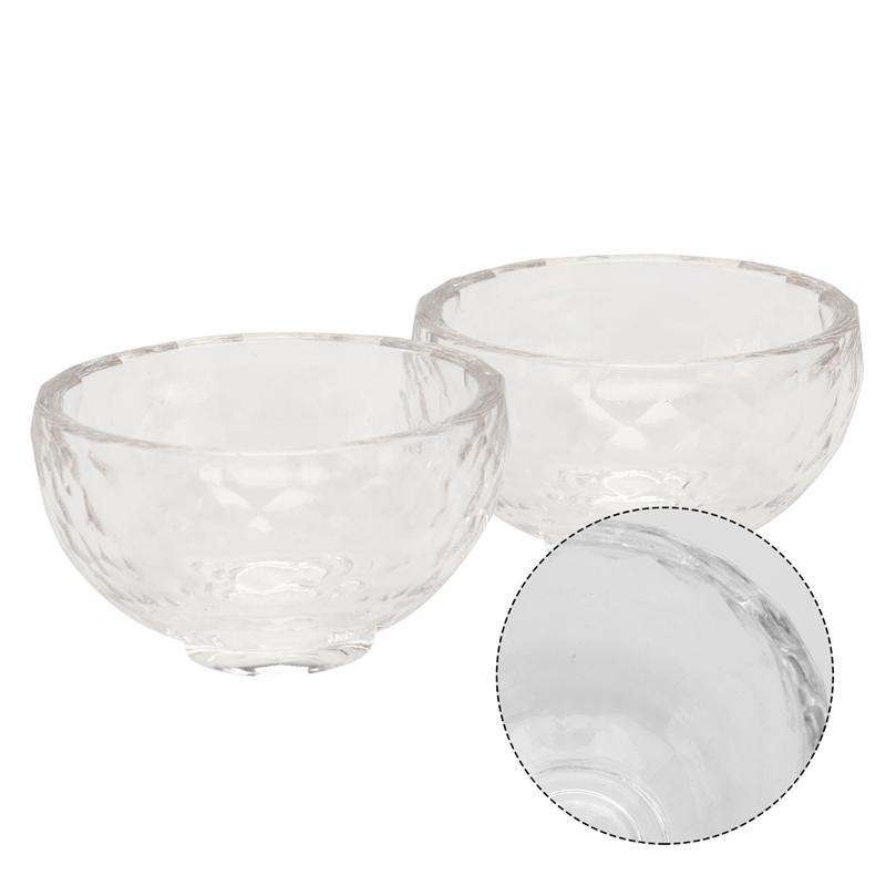 2 Stuks Van Elegante Kristallen Kom Gezichtsmasker Mengkom Beauty Tool Crystal Kom Voor Vrouw Lady Meisje