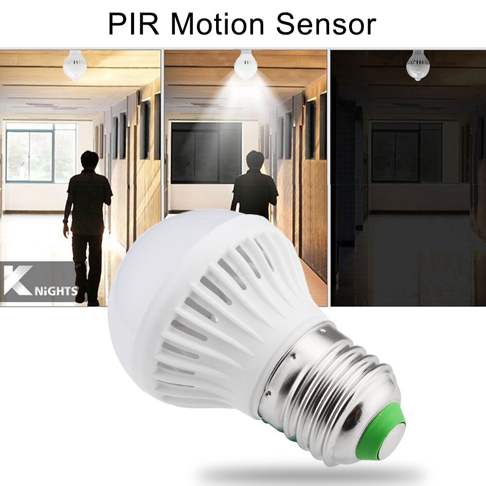 3W Auto-sensing Clap Control Motion Sensor LED Bulbs Sound Activated Bulb