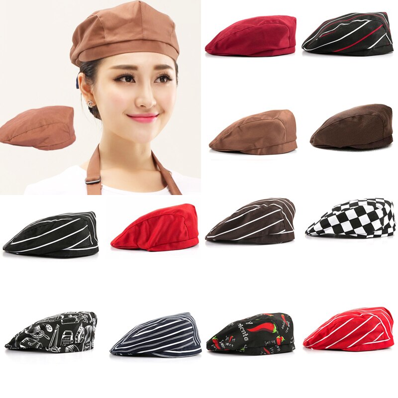 Chef Kok Bakken Cap Hoeden Cafe Bar Ober Baret Hoed Restaurant Hotel Werkkleding Keuken Mannen Vrouwen Vooruit Werk Cap