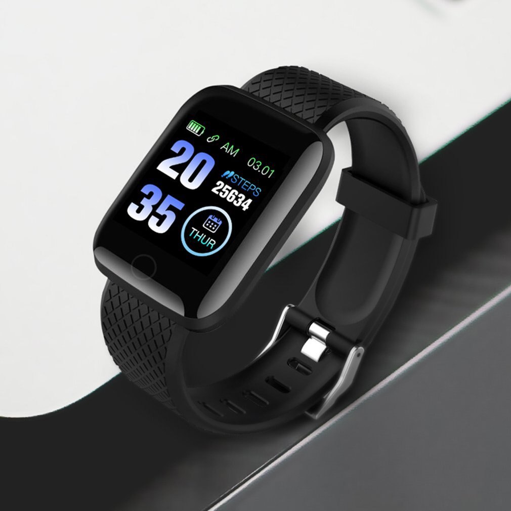 116Plus Smart Fitness Armband Band Met Meten Druk Pulse Meter Sport Activiteit Tracker Horloge Polsbandje