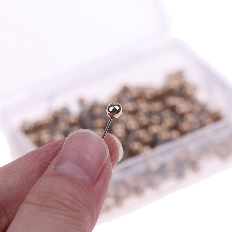 400pcs Round Plastic Head Steel Point Push Pins Map Thumb Tacks Pin Office School Supplies