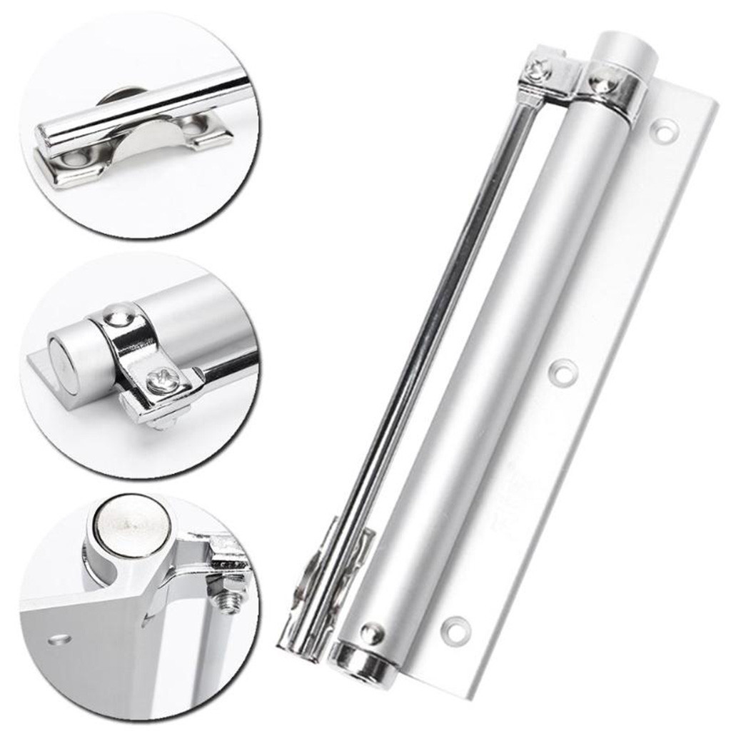 Door Closer Single Spring Strength Adjustable Surface Mounted Stainless Steel Automatic Closing Fire Rated Door Hardware