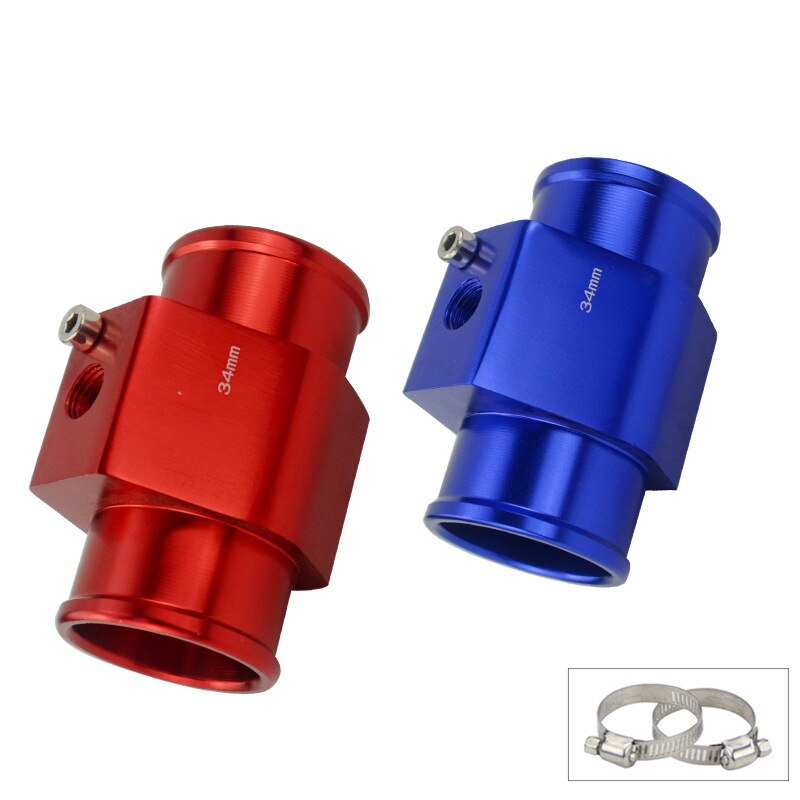 1Pc Wasser Temp Temperatur Joint Rohr Sensor Gauge Kühler Schlauch Adapter Größe 28mm / 30mm / 32mm / 34mm / 36mm / 38mm / 40mm