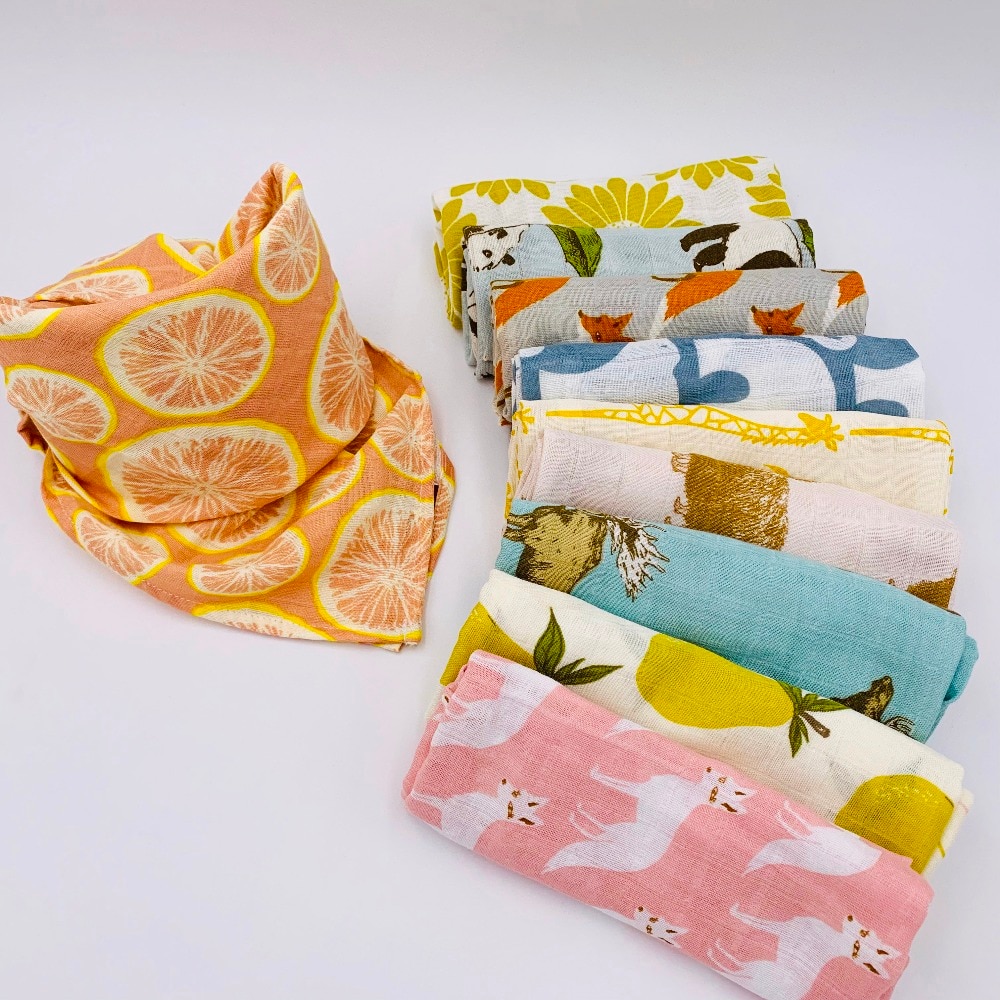 Baden Handdoek Multifunctionele Baby Nursing Cover Beddengoed Wrap Bundel Van Burp Doek 100% Biologische Katoenen Baby Deken Mousseline Katoen