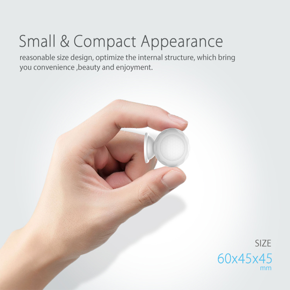 2.4GHz Measure The Light Sensitivity With Magnet Bracket WiFi PIR Motion Sensor With Tuya App And Smartlife