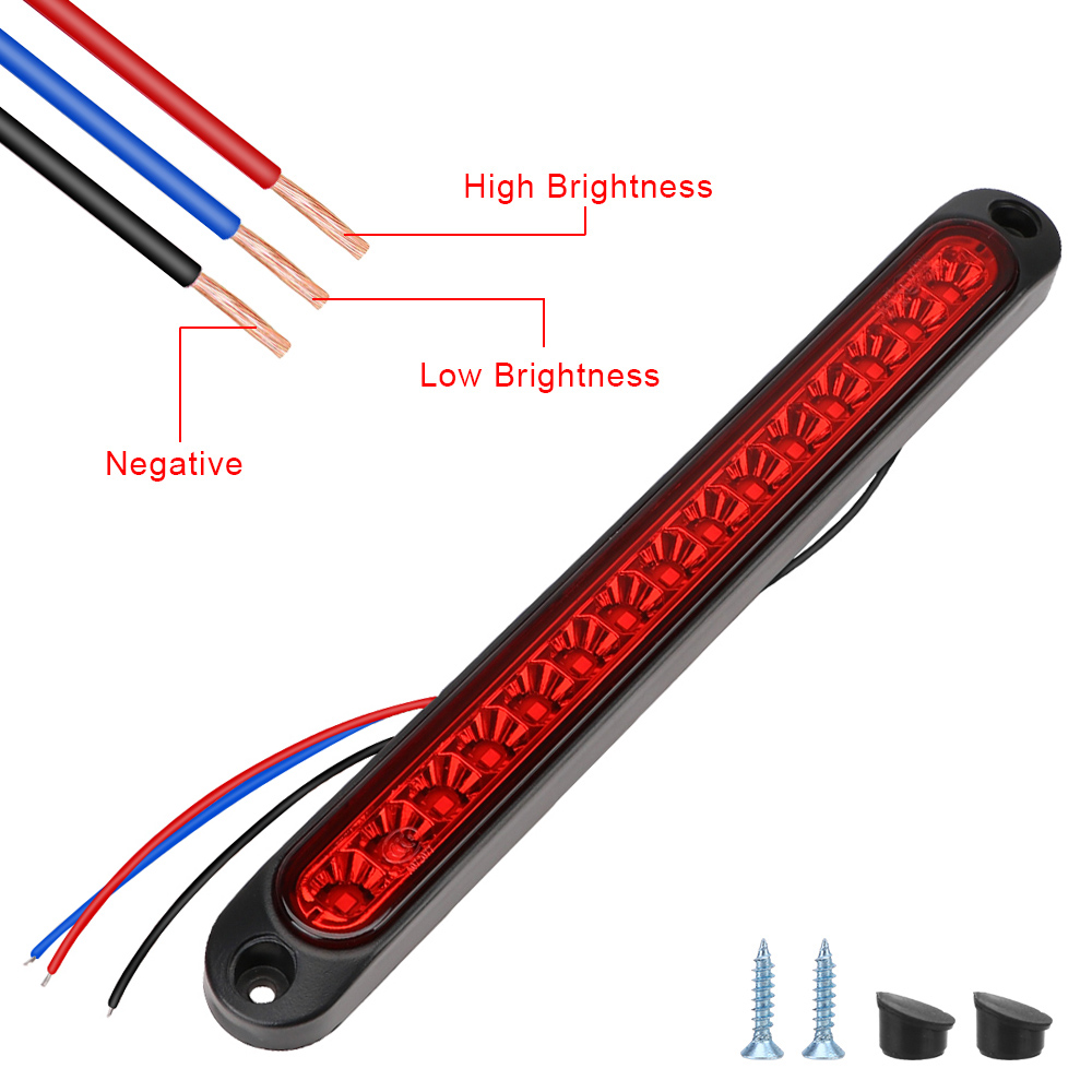 Blinker Bremslicht Heck bremsleuchte für LKW-Anhänger LKW Bus Auto Lichter 15led Licht leiste Warn rücklicht