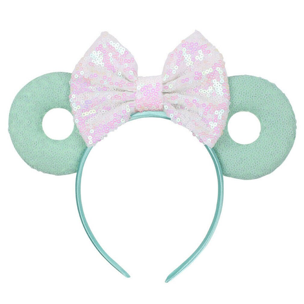 Meisje Kid Haar Hoepel Band Donut Muis Oren Boog Knoop Party Accessoires Hoofdband: 4