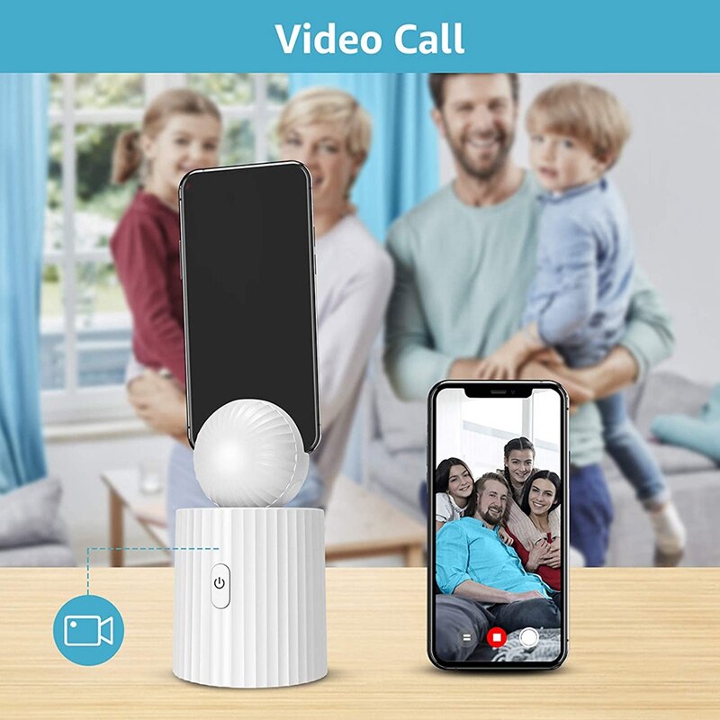 Smart Follow Camera 360 Graden Draaibare Auto Gezicht Focus Beugel Mobiele Telefoon Beugel Pan/Tilt Voor Iphone En Android