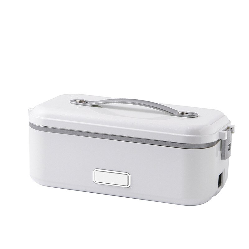 Fiambrera de doble capa, contenedor de alimentos, calefacción eléctrica portátil, aislamiento, contenedor de almacenamiento de alimentos, fiambrera Bento: Rojo / US