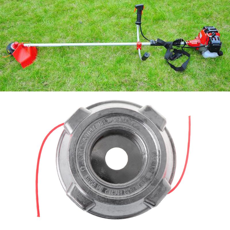 Fixed Line Aluminum Alloy Trimmer Head Brush Mower Parts Home Garden Tool Supplies