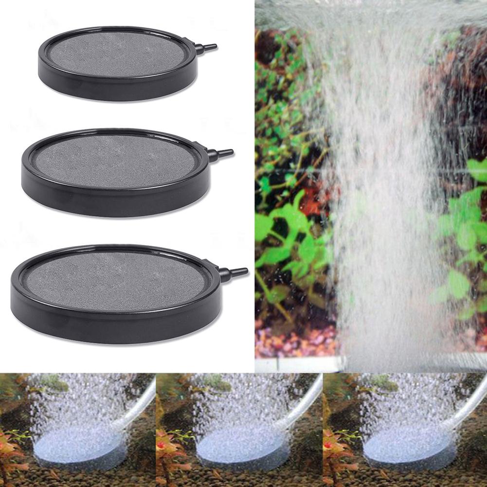 Acuario con burbujas de aire, piedra para pecera, placa difusora de oxígeno hidropónico, suministros para mascotas, 10/13/20cm, 1 unidad