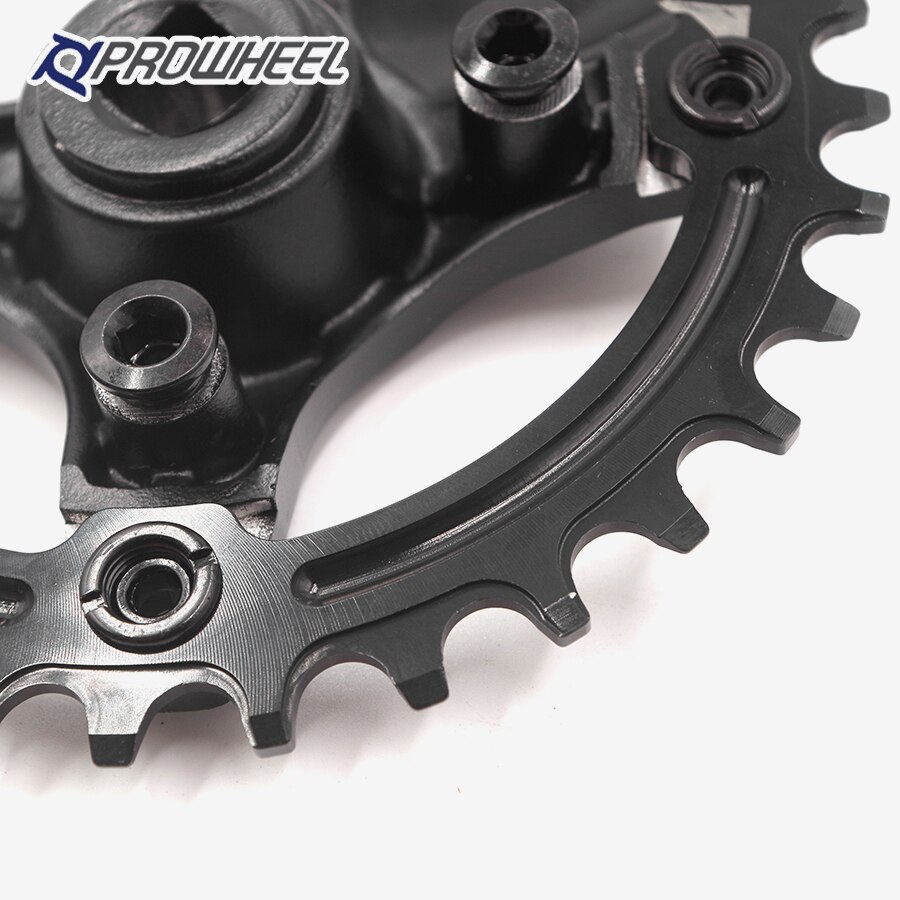 Prowheel mtb mountainbike kranksæt 170mm 175mm 30/32/34/36/38/40/42t kædering 64 104 bcd firkantet konisk krank cykel kranksæt