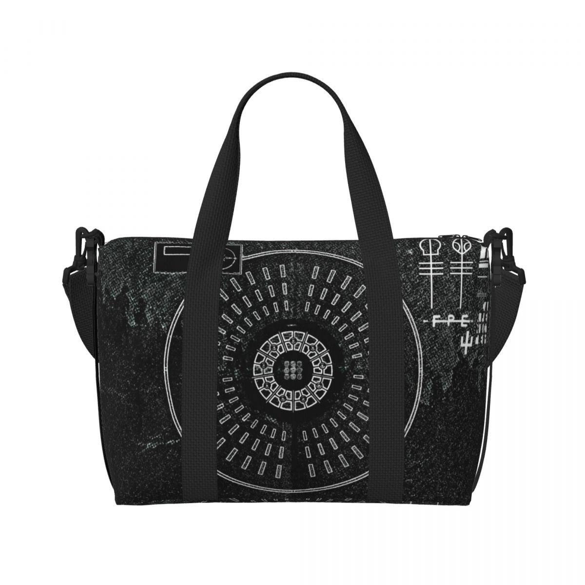 Sac fourre-tout personnalisé T-Twentys One P-Pilots Circle pour femmes, sacs de voyage de grande capacité pour plage et gymnastique