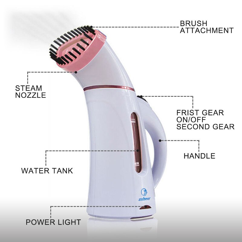 Garment Steamer Portable Clothes Steam Iron for Travel and Home Powerful Brush Ironing Handheld Remove Wrinkles steam 220V /110V