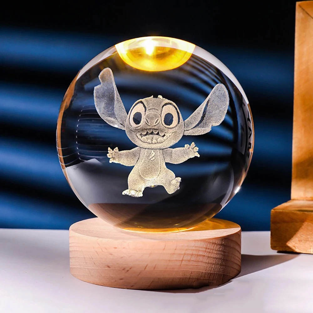 Pokemon bola de cristal 3d pikachu gengar mewtwo base da lâmpada pokeball cristal pokemon bola vidro figura luz da noite presente natal: orange